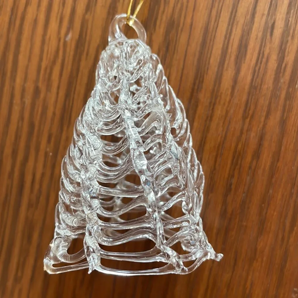 ‎2 blown glass Christmas tree ornaments